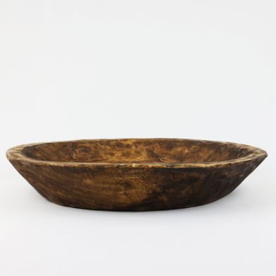 15” Round Wood Bowl | Natural